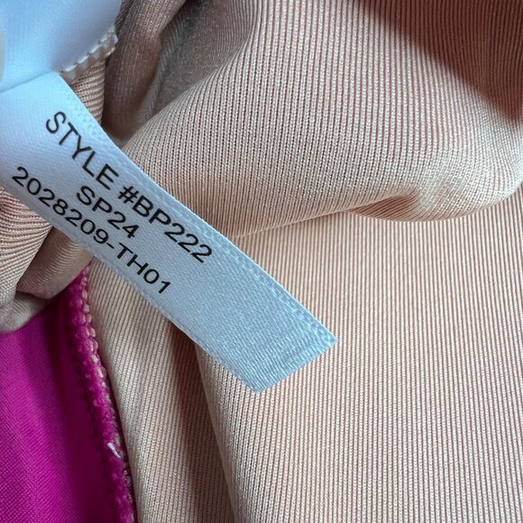 J Crew Ruched One Piece Swimsuit Ruffle V Neck Radiant Fuschia Pink Deep V NWT‎ - Picture 13 of 13